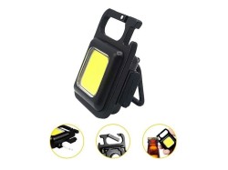 (obrázek pro) COB LED svítilna klíčenka, USB nabíjení, otvírák
