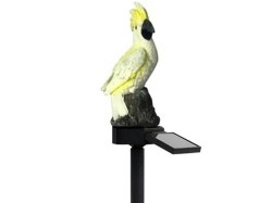 (obrázek pro) LED solární dekorativní zahradní osvětlení PAPOUŠEK KAKADU