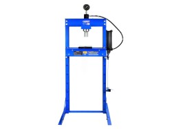 (obrázek pro) Hydraulický lis s manometrem a nožní pumpou 20t GEKO