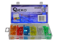 (obrázek pro) Pojistky automobilové standart 120ks GEKO