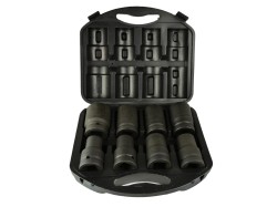 (obrázek pro) Hlavice nástrčná, rázová 1″, sada 8ks, 19-41mm GEKO