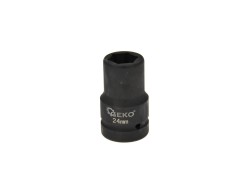(obrázek pro) Nástrčná hlavice kovaná, rázová 24mm 1″ GEKO