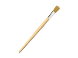 (obrázek pro) Štětec plochý 12mm, dřevěná rukojeť