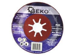 (obrázek pro) Brusný fíbrový lamelový kotouč 125mm P40