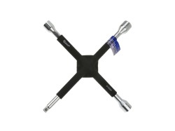 (obrázek pro) Křížový klíč na kolové matice 14″ 17mm, 19mm, 21mm, 1/2″ GEKO