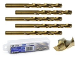 (obrázek pro) Kobaltový vrták do kovu HSS-Co, DIN 338, 11mm, 5ks GEKO