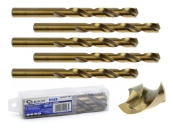 (obrázek pro) Kobaltový vrták do kovu HSS-Co, DIN 338, 13mm, 5ks GEKO