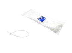 (obrázek pro) 120x2.5mm nylon cables, white colour with UV filter (100pcs)