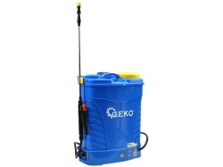 (obrázek pro) Aku zádový postřikovač 16l, 12V, 12Ah, modrý GEKO