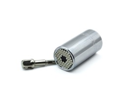 (obrázek pro) Univerzální nástrčná hlavice CrV 11-32mm + adaptér GEKO