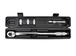 (obrázek pro) Klíč momentový 1/2 ″ 28-210 Nm s příslušenstvím GEKO