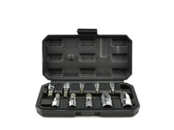 (obrázek pro) Hlavice zástrčné XZN 1/4”, 3/8”, 1/2”, M4-M18, sada 10ks GEKO