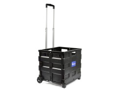 (obrázek pro) Přepravní skládací box, nákupní vozík na kolečkách 35 kg GEKO
