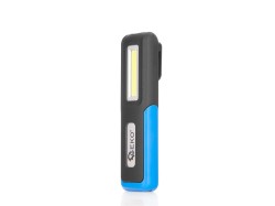 Aku pracovní svítilna 3+3W LED COB 1200 mAh s úchytem a magnetem GEKO (obrázek pro) Aku pracovní svítilna 3+3W LED COB 1200 mAh s úchytem a magnetem GEKO