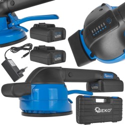 Aku vibrační přísavka na obklady 2x18 V, 2,0 Ah, 120 mm GEKO (obrázek pro) Aku vibrační přísavka na obklady 2x18 V, 2,0 Ah, 120 mm GEKO