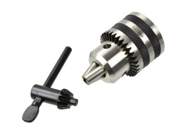 (obrázek pro) Hlavice na vrtačku 5-20mm s klíčem, uchycení B22