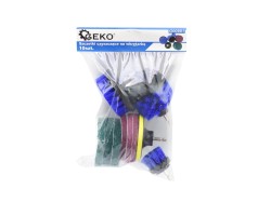 (obrázek pro) Kartáče, brusné rouna sada 10ks GEKO