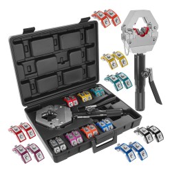 (obrázek pro) Hydraulické krimpovací lisovací kleště, sada na krimpování hadic klimatizací