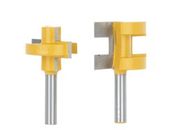 Fréza drážkovací do dřeva, 2ks, stopka 8mm GEKO (obrázek pro) Fréza drážkovací do dřeva, 2ks, stopka 8mm GEKO