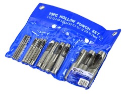 (obrázek pro) Děrovač kůže, sada 15 ks