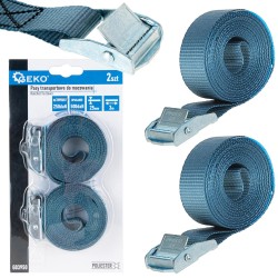 (obrázek pro) 2 ks upínacích pásů s jednoduchým klipem 25 mm x 3 m 500 kg