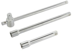 (obrázek pro) Prodlužovací nástavce na račnu 1/2" 2ks + vratidlo typu T