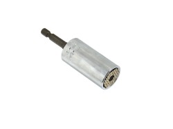 (obrázek pro) Univerzální nástrčná hlavice CrV 7-19mm + adaptér GEKO