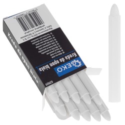 Bílé křídy na pneumatiky 12x110mm, 10 ks (obrázek pro) Bílé křídy na pneumatiky 12x110mm, 10 ks