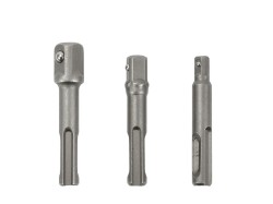 Adaptéry SDS+ pro nástrčné hlavice 1/4″, 3/8″, 1/2″ GEKO (obrázek pro) Adaptéry SDS+ pro nástrčné hlavice 1/4″, 3/8″, 1/2″ GEKO