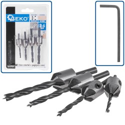 (obrázek pro) Sada vrtáků se záhlubníkem 5 ks