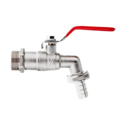 (obrázek pro) IBC sada – kohout 3/4&quot; s vnějším závitem 3/4&quot; + vývod hadice 34&quot;