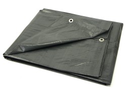 Krycí plachta nepromokavá hrubá 8x10m šedá