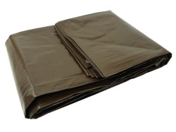 (obrázek pro) Krycí plachta nepromokavá extra hrubá 10x12m hnědá
