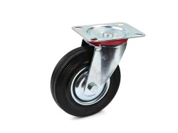 (obrázek pro) Náhradní otočné kolečko gumové 125 mm GEKO