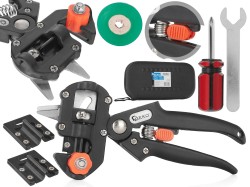 Nůžky roubovací 210mm, sada příslušenství GEKO (obrázek pro) Nůžky roubovací 210mm, sada příslušenství GEKO