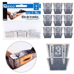 Kovový klínek do násady vel. 3, balení 10 ks (obrázek pro) Kovový klínek do násady vel. 3, balení 10 ks