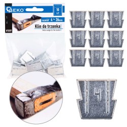 Kovový klínek do násady vel. 4, balení 10 ks (obrázek pro) Kovový klínek do násady vel. 4, balení 10 ks