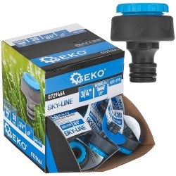 3/4″ koncovka na kohoutek s redukcí 1/2″ SKY-LINE – display box (obrázek pro) 3/4″ koncovka na kohoutek s redukcí 1/2″ SKY-LINE – display box