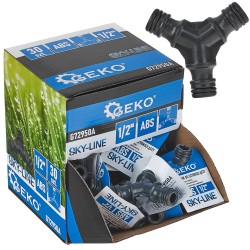 (obrázek pro) 3cestná hadicová spojka řady SKY-LINE – display box