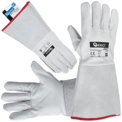 (obrázek pro) Dlouhé svářečské rukavice z kozí kůže