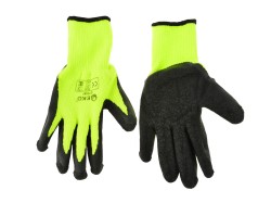 Acrylic liner crinkle latex coated glove for winter GREEN size: 8 (obrázek pro) Acrylic liner crinkle latex coated glove for winter GREEN size: 8