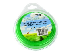 Žací struna do strunové sekačky, pětihranná 2,4mm x 30m