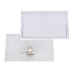 (obrázek pro) Pouzdro na identifikační kartu s klipem a špendlíkem 90x56mm