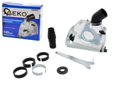 (obrázek pro) Odsávací kryt transparentní 125mm pro úhlové brusky 115-125mm GEKO
