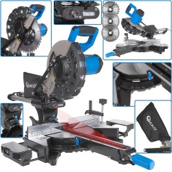 (obrázek pro) Pokosová pila s posuvem 2000W 255mm