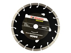 Diamantový kotouč Heidmann segmentovaný 230x22,2x10mm (obrázek pro) Diamantový kotouč Heidmann segmentovaný 230x22,2x10mm
