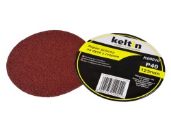 Aluminium oxide velcro disc 125mm P40 (obrázek pro) Aluminium oxide velcro disc 125mm P40