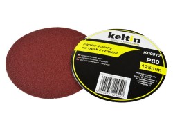 Aluminium oxide velcro disc 125mm P80 (obrázek pro) Aluminium oxide velcro disc 125mm P80