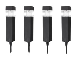 Solární zahradní svítidlo 40 x 6 x 6 cm, sada 4 ks KELTIN (obrázek pro) Solární zahradní svítidlo 40 x 6 x 6 cm, sada 4 ks KELTIN