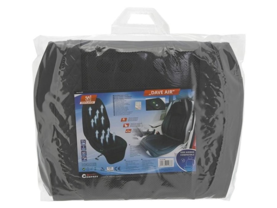 (obrázek pro) Potah sedadla s ventilací 12V DAVE AIR COMPASS